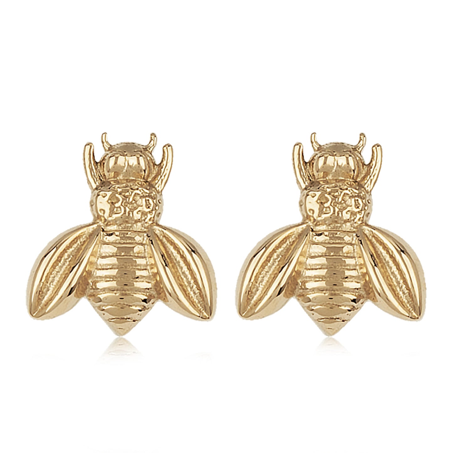 14k Bumble Bee Studs