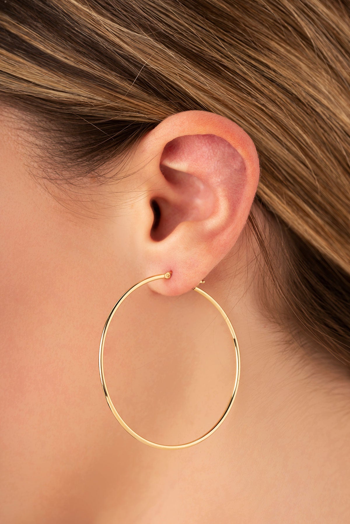 Extra Large Gold Hoops