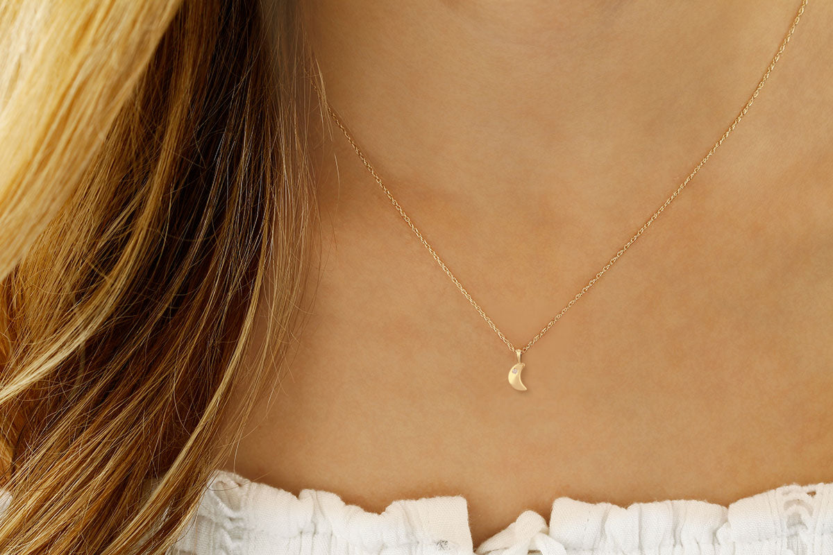 Mini Moon Necklace