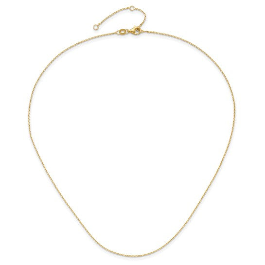 14K Adjustable Cable Chain