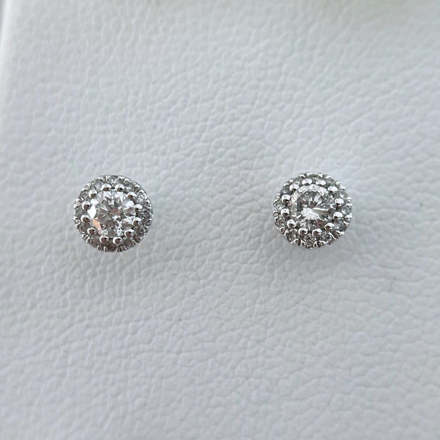 Diamond Halo Stud