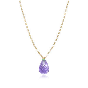 Amethyst Briolette Necklace