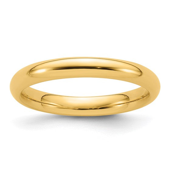 Comfort Fit 3mm Wedding Band