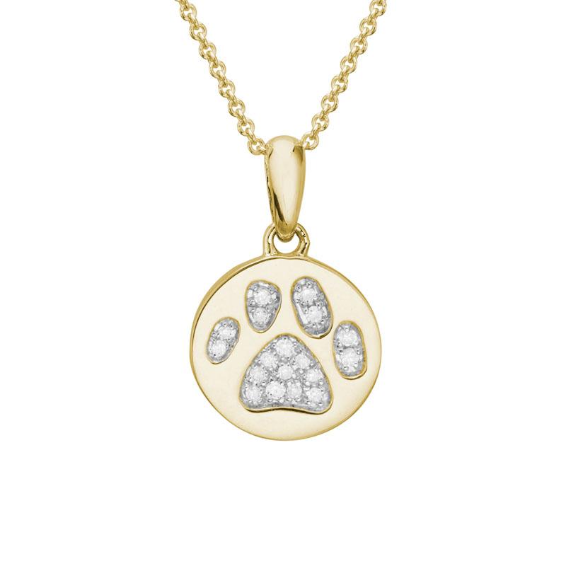 Paw Print Necklace