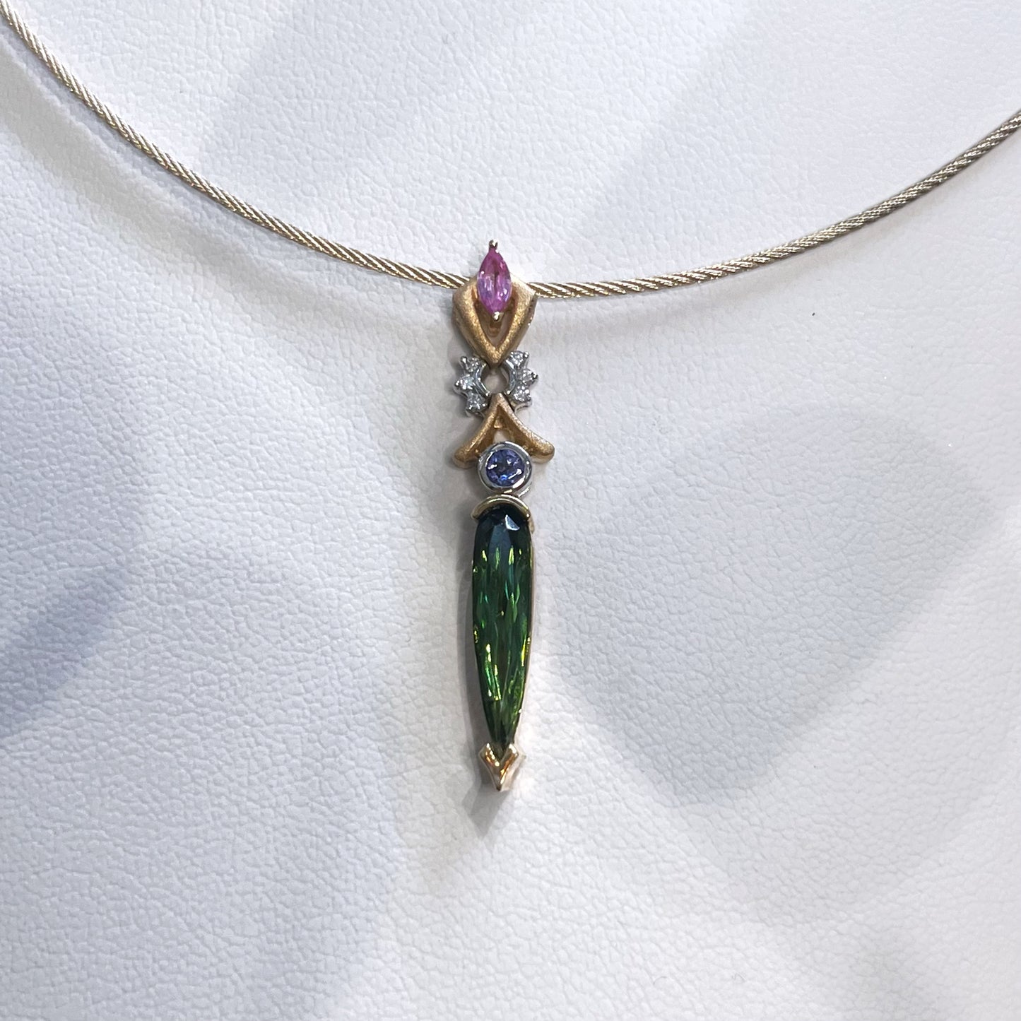 Tourmaline and Tanzanite Pendant