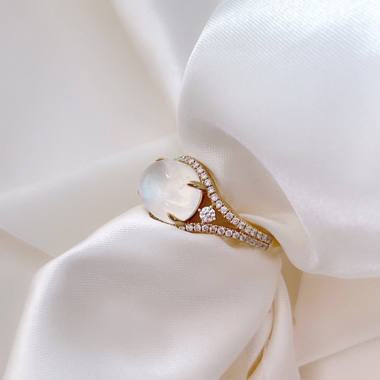 Moonstone 14k Ring