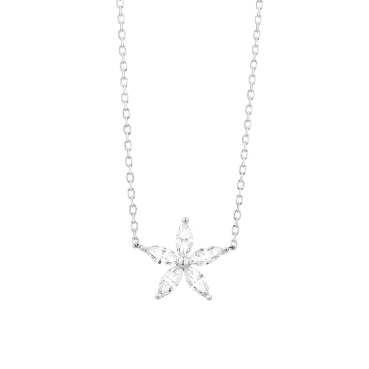 Marquise Flower Necklace