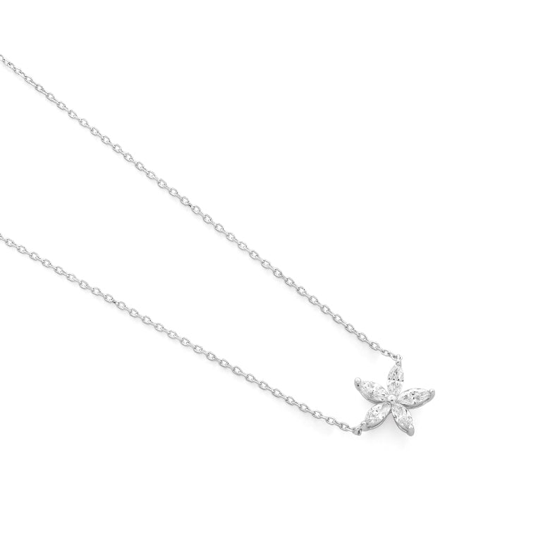 Marquise Flower Necklace