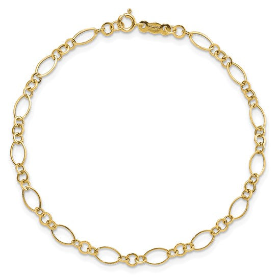 14k Open Link Bracelet