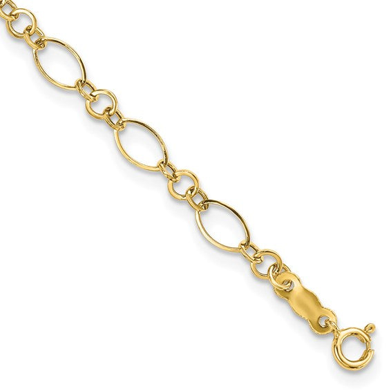 14k Open Link Bracelet