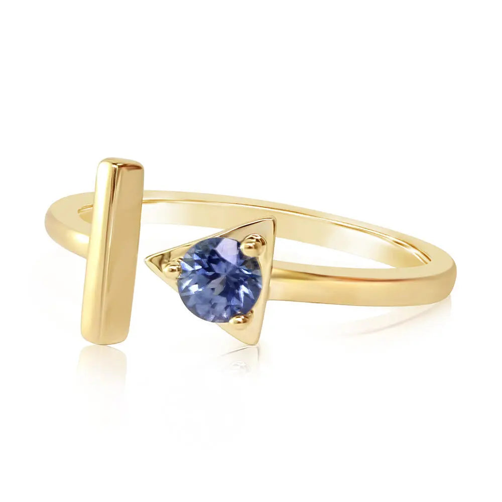 Montana Sapphire Arrow Ring