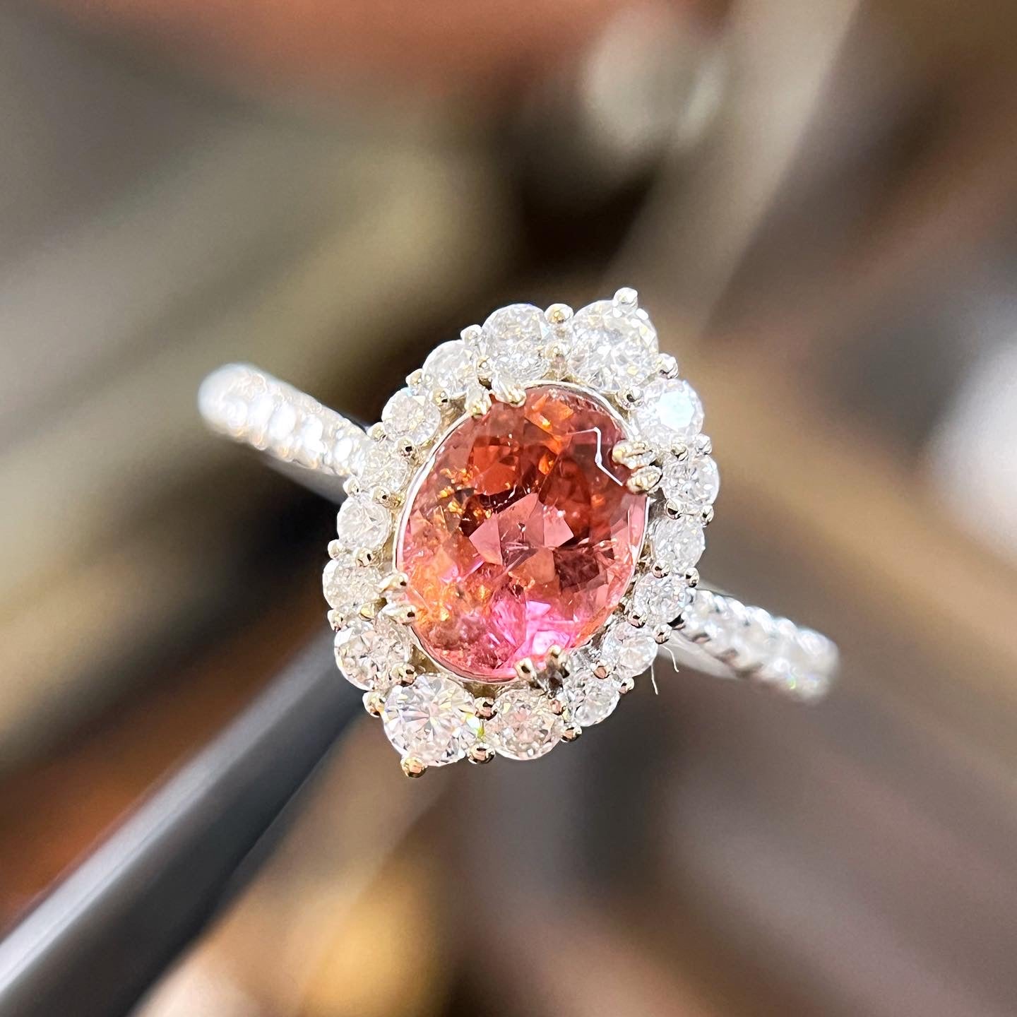 Pink Tourmaline Ring