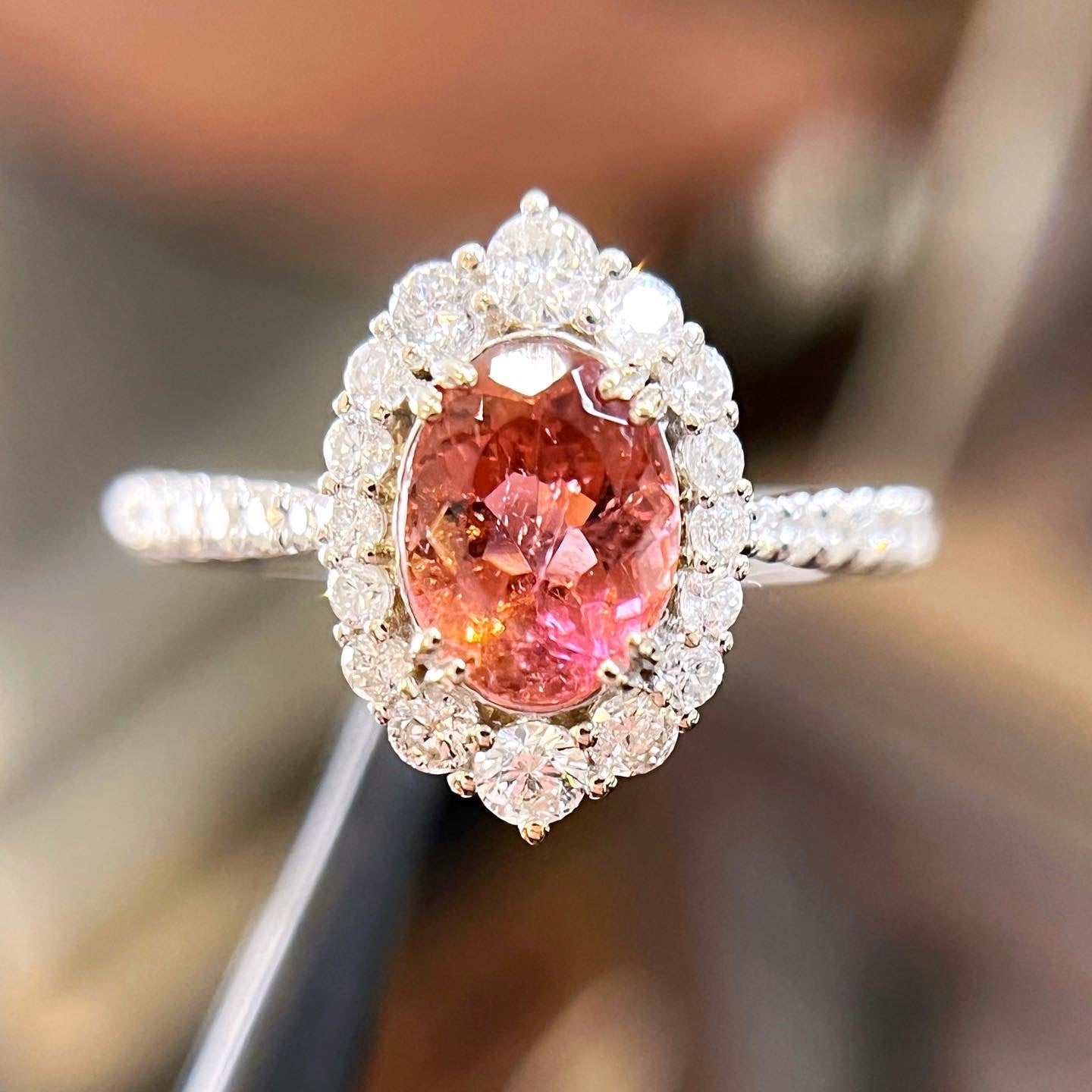Pink Tourmaline Ring