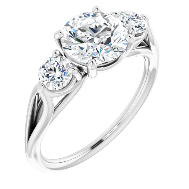 Jessie Three Stone Engagement Ring