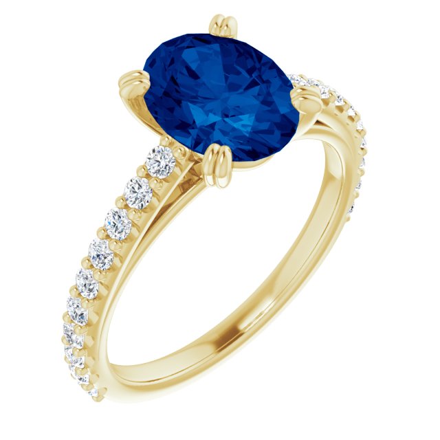 Alissa Accented Engagement Ring