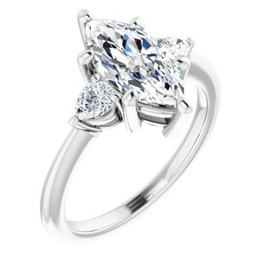 Mati Three Stone Engagement Ring