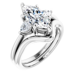 Mati Three Stone Engagement Ring