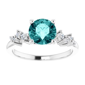 Sarah Accented Engagement Ring