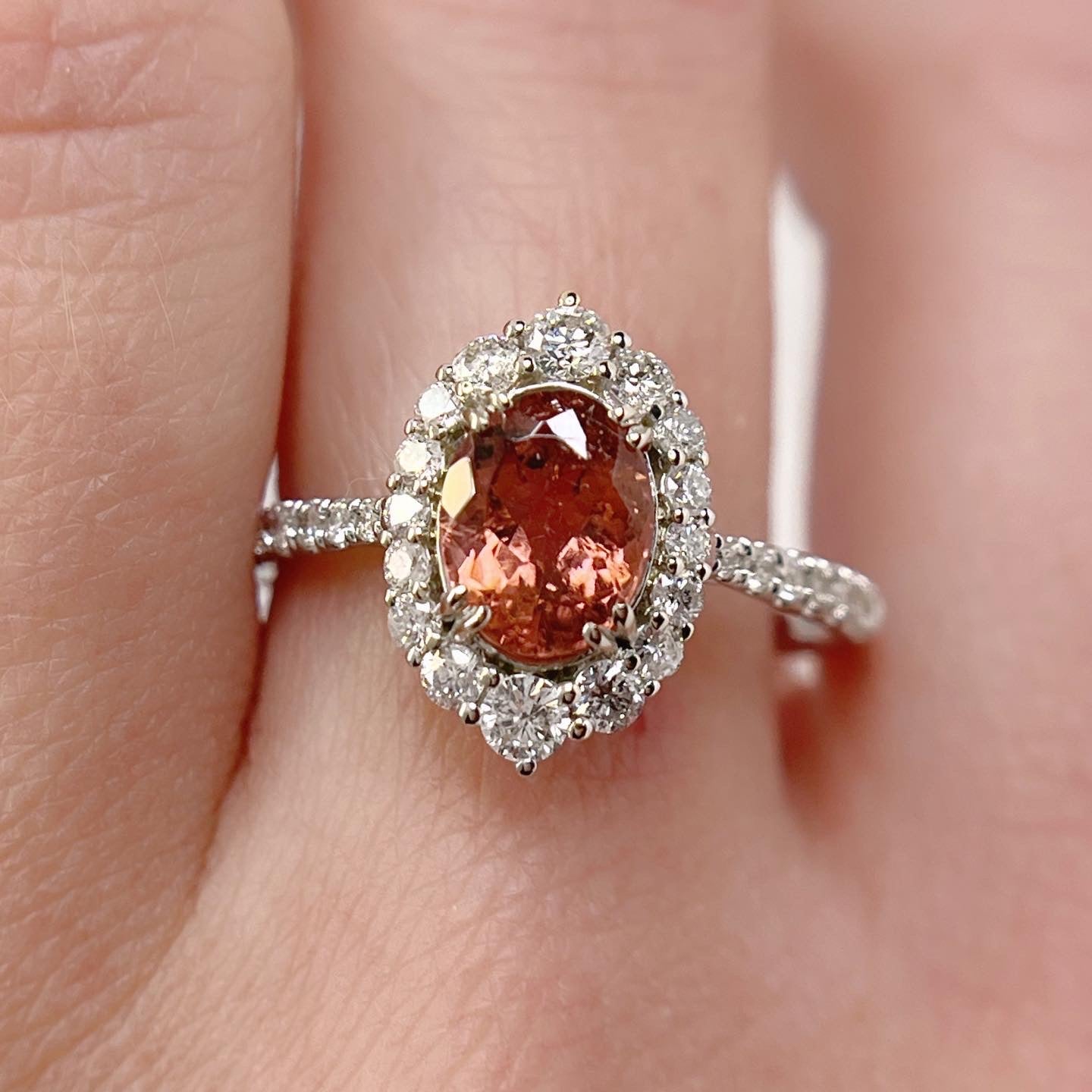 Pink Tourmaline Ring