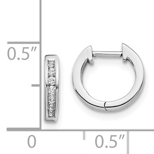 Mati Mini Diamond Huggie Hoops