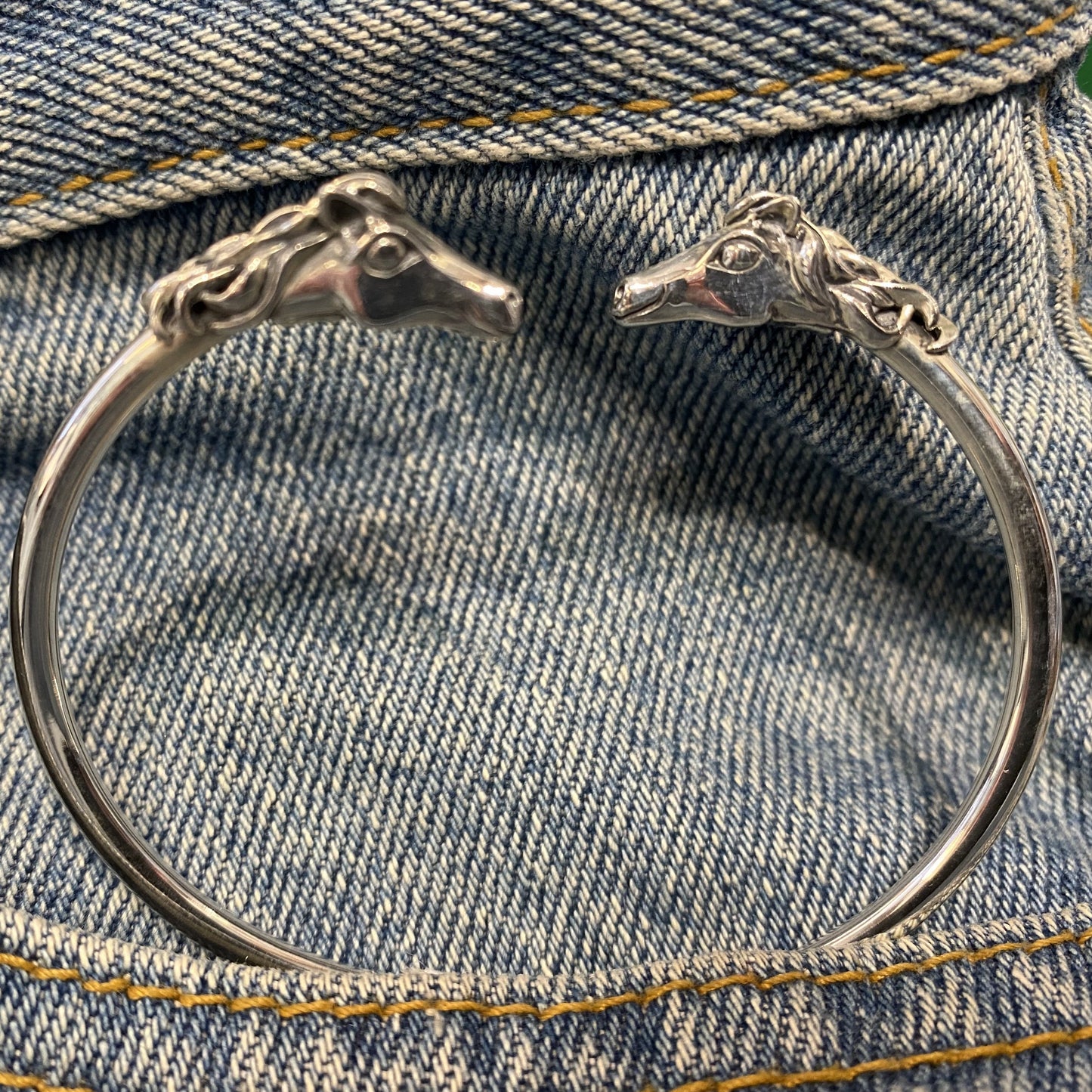 Horse head bypass bracelet