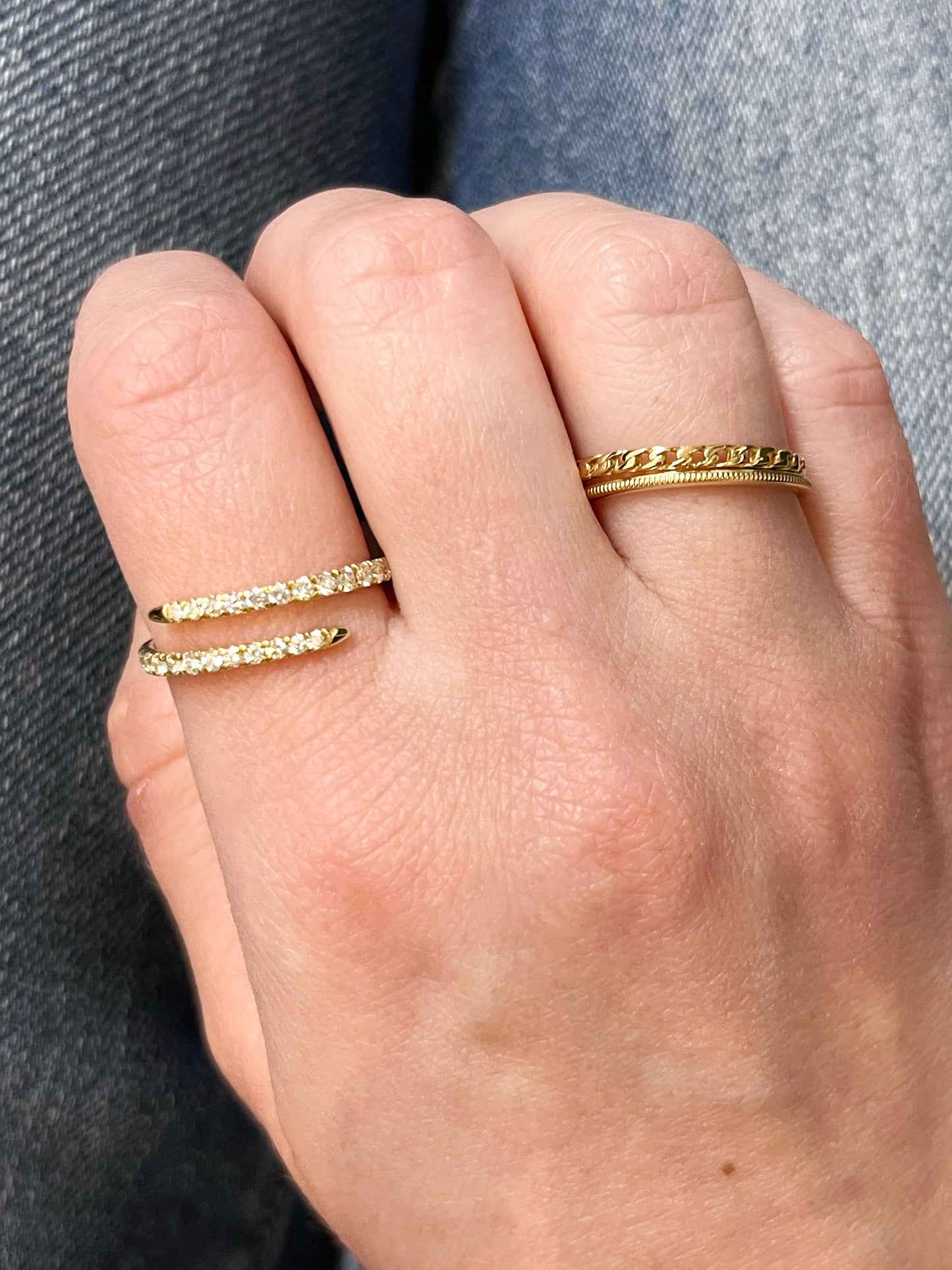 Milgrain Stacking Ring