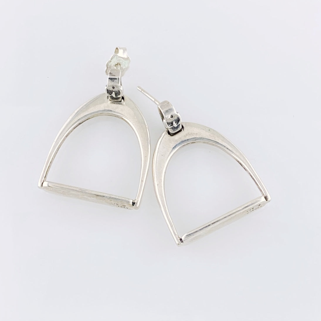 English Stirrup Post Earring