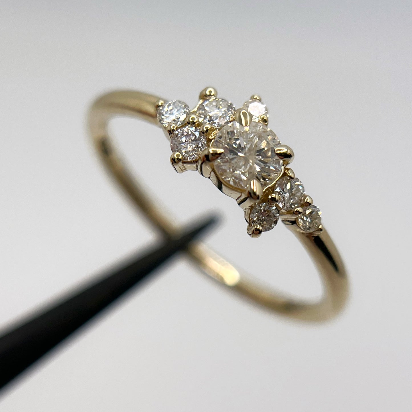 Diamond Cluster Ring