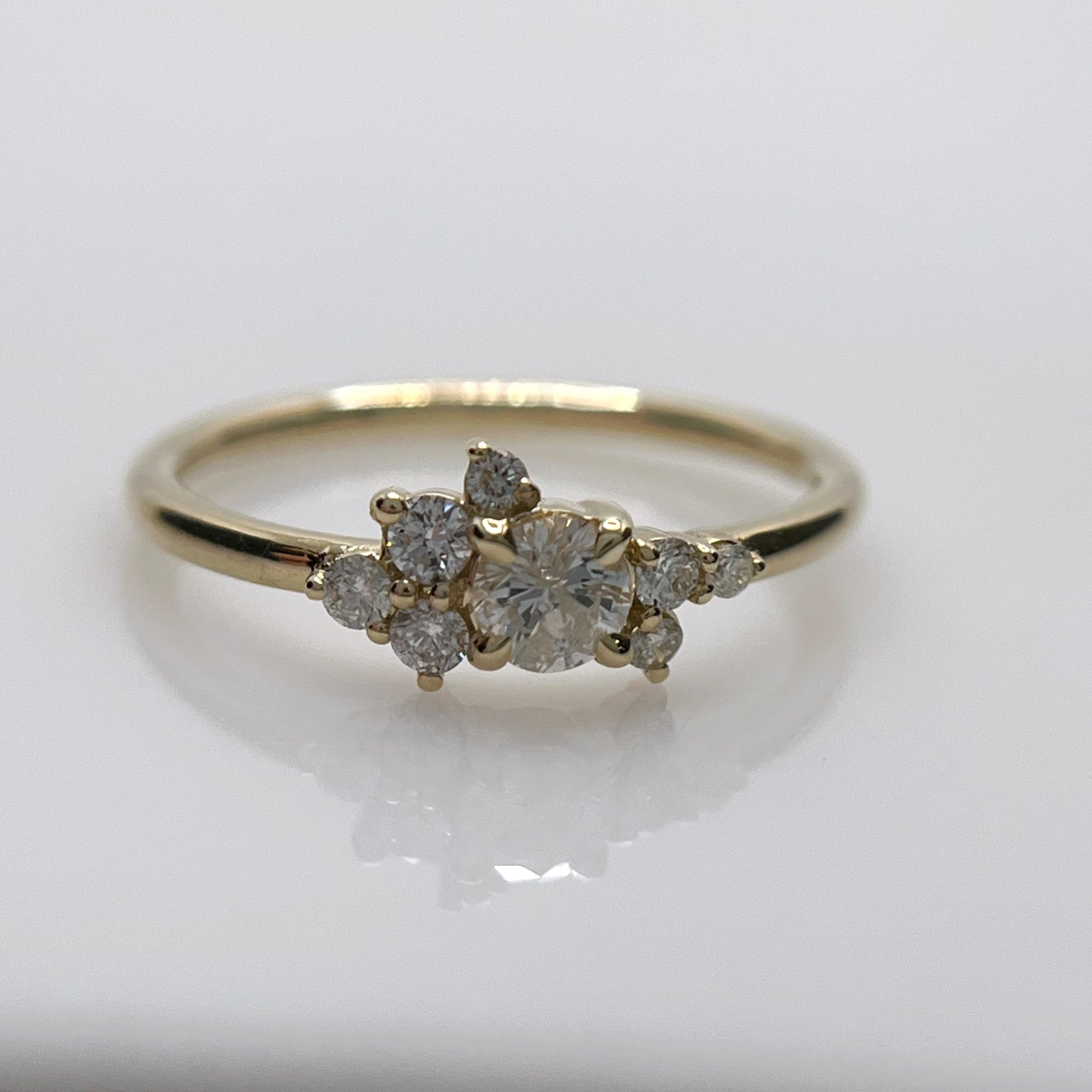 Diamond Cluster Ring