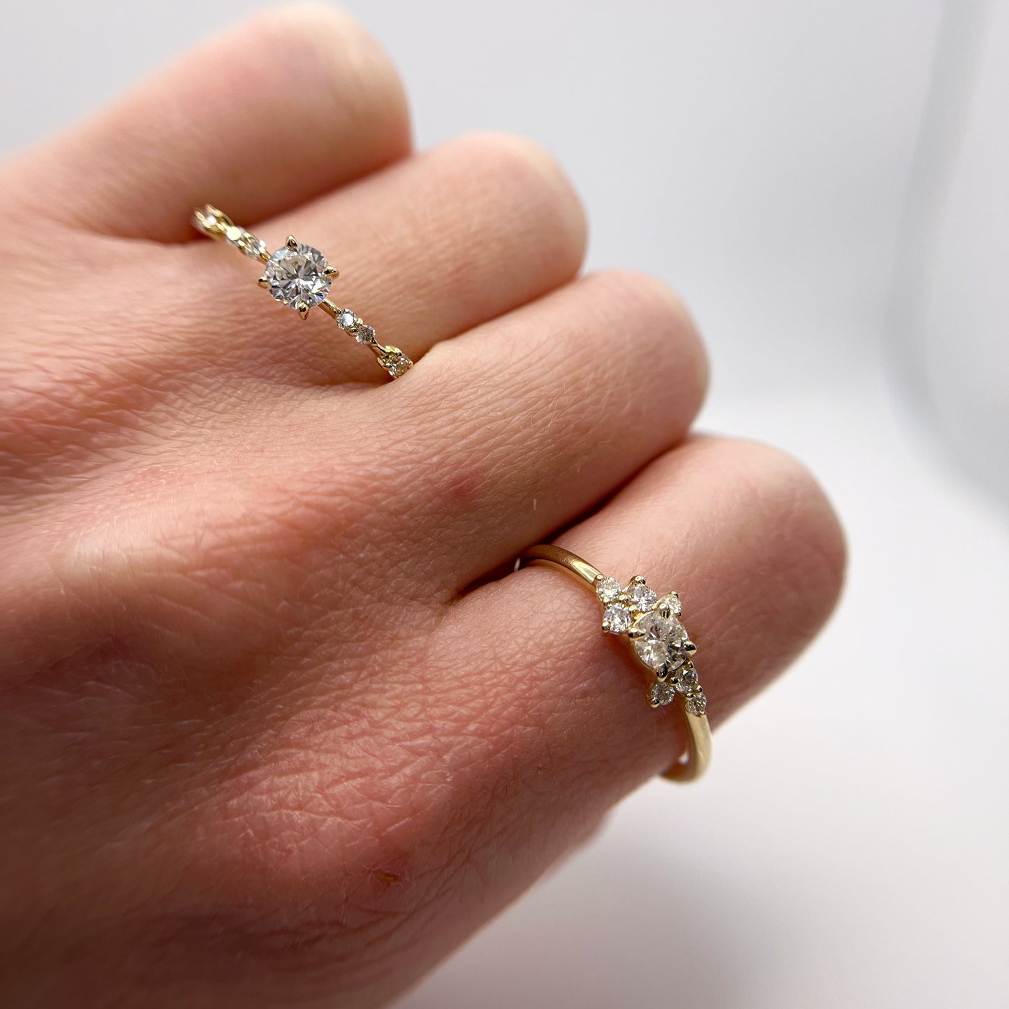 Diamond Cluster Ring