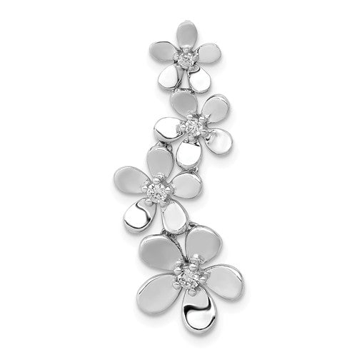 Cascading flower pendant