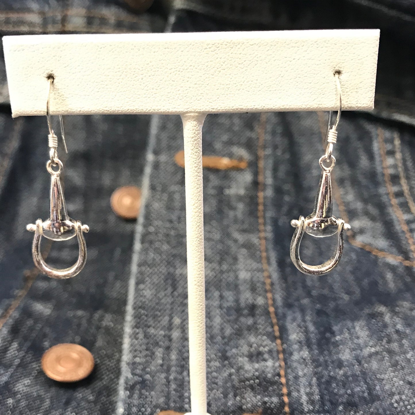 D-Ring snaffle bit earrings