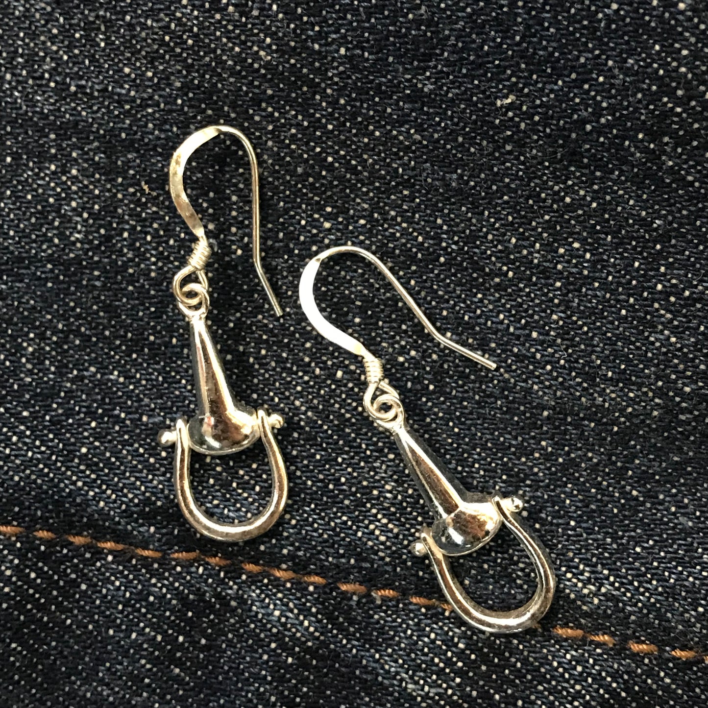 D-Ring snaffle bit earrings