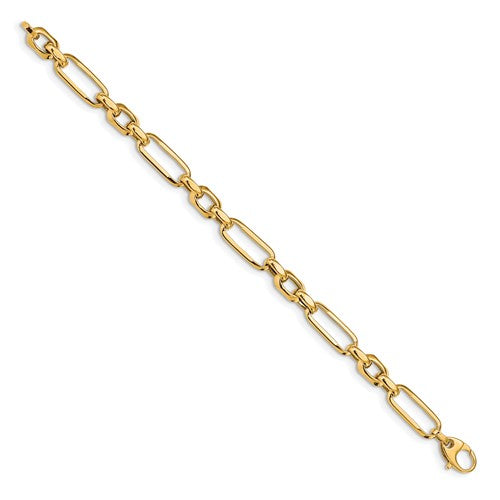 Gold Open Link Bracelet