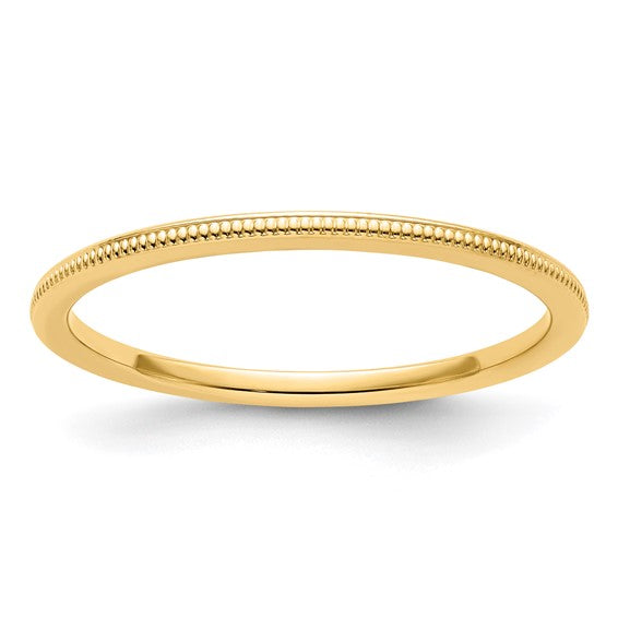 Milgrain Stacking Ring