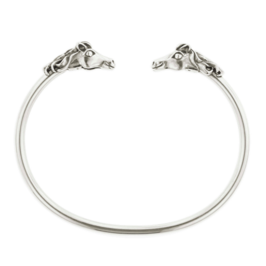 Horse head bypass bracelet