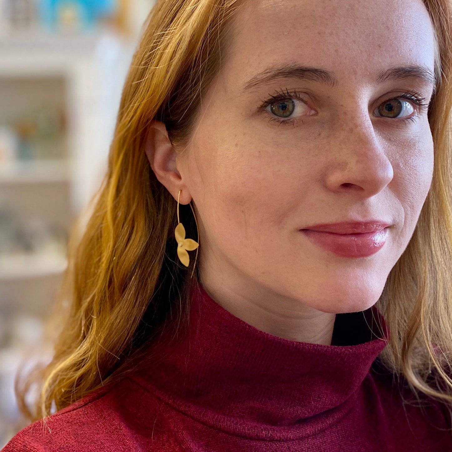 Three Petal Earrings