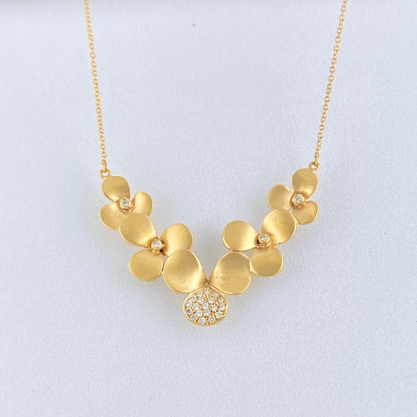 Flower Cluster Necklace