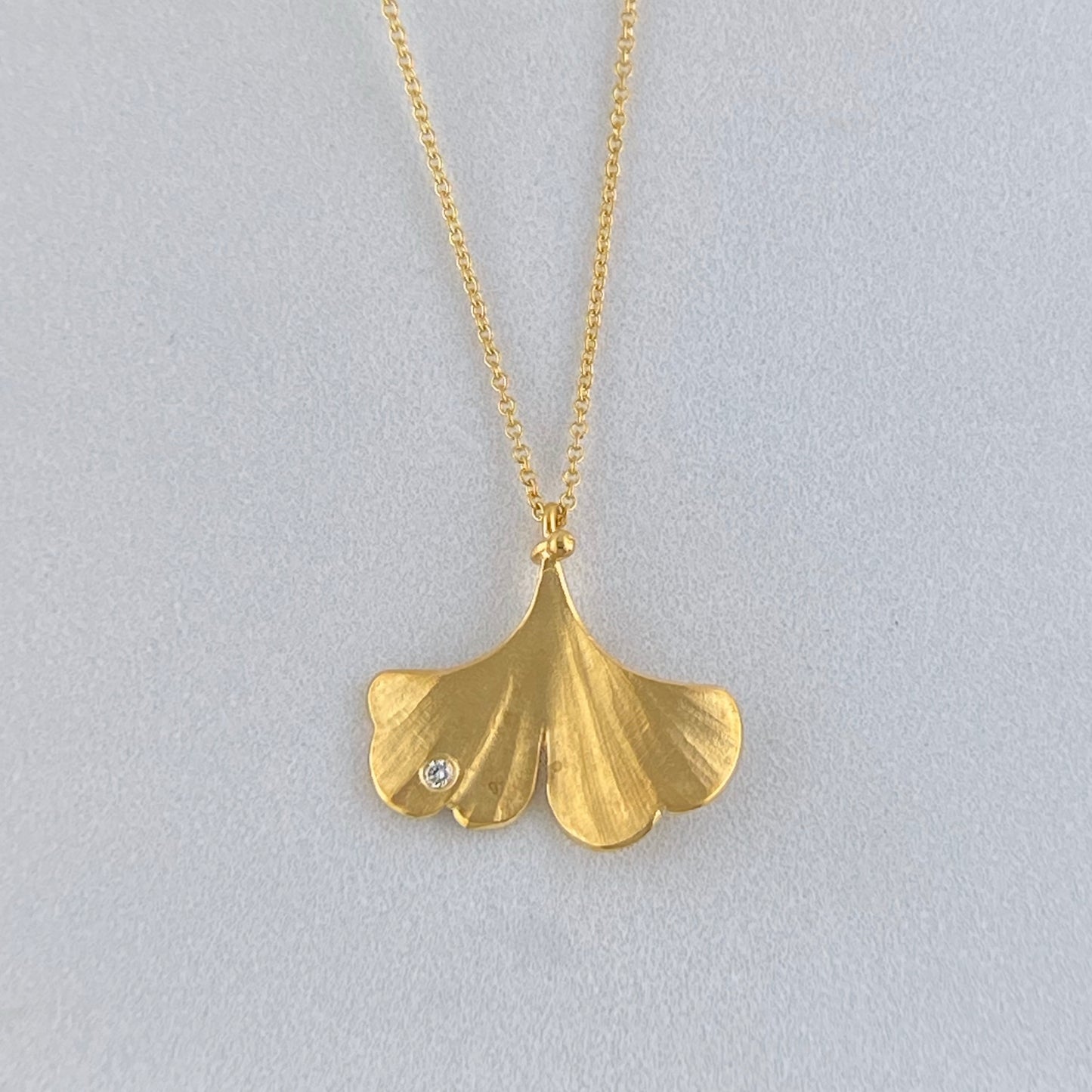Ginkgo Leaf Necklace