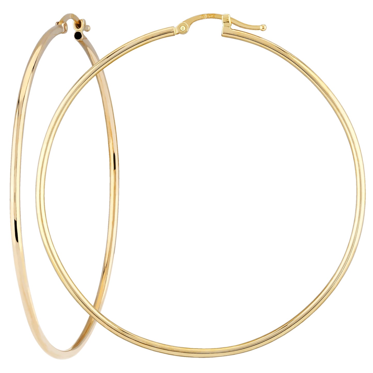 Extra Large Gold Hoops