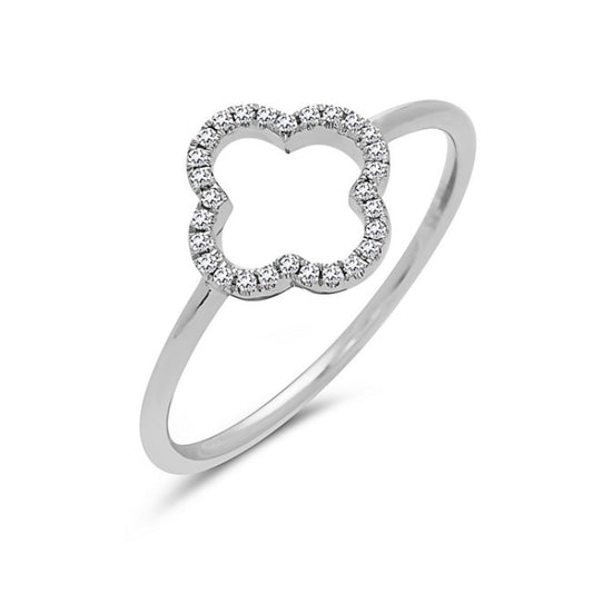 Diamond Clover Ring