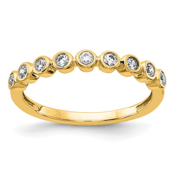 Bezel Round Diamond Ring