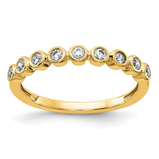 Bezel Round Diamond Ring