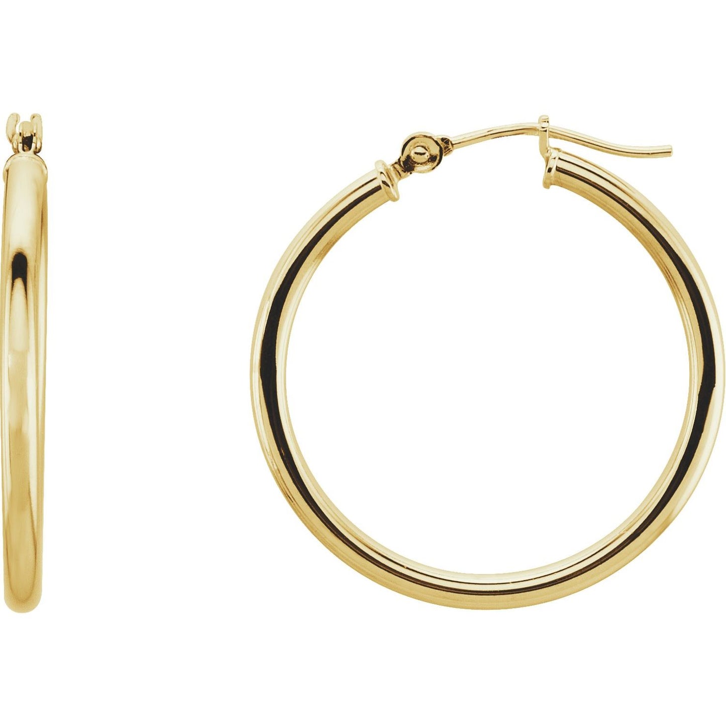 Gold Hoops - Large