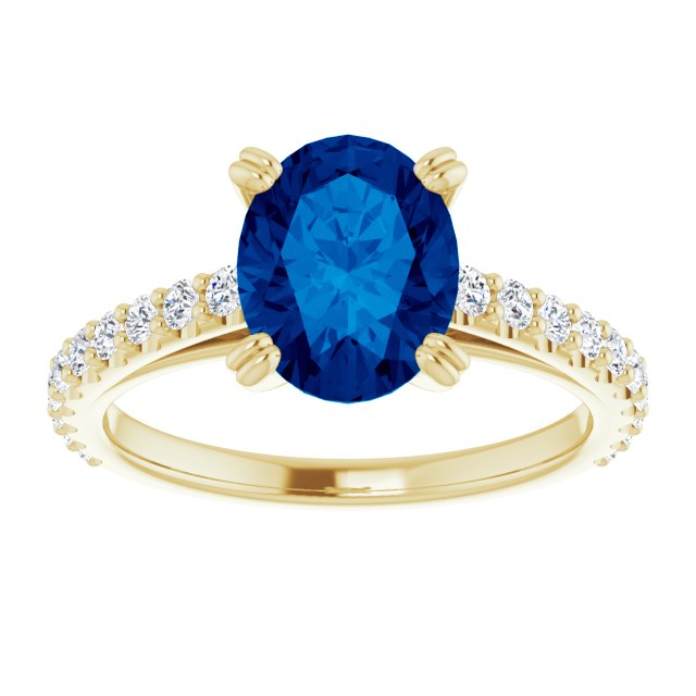 Alissa Accented Engagement Ring