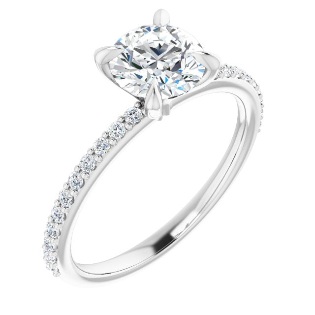 Hannah Accented Engagement Ring