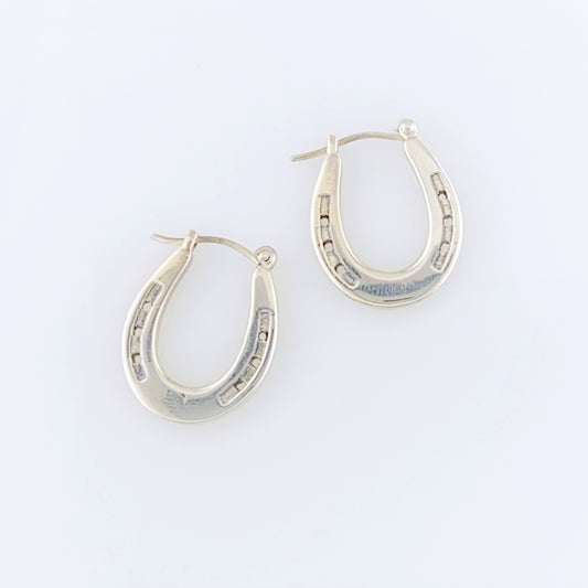 Horseshoe Hoop Earrings