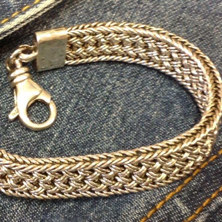 Handwoven Sterling Bracelet