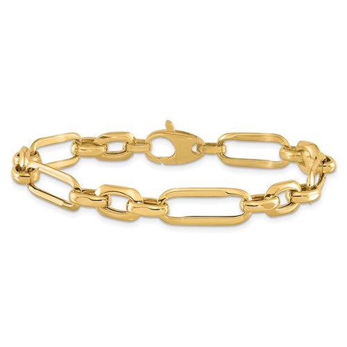 Gold Open Link Bracelet