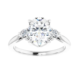 Kelsey Three Stone Engagement Ring
